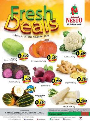 nesto-fresh-deals-23-november-2020 in kuwait