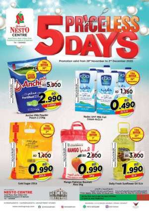 nesto-centre-5-priceless-days-offers in kuwait